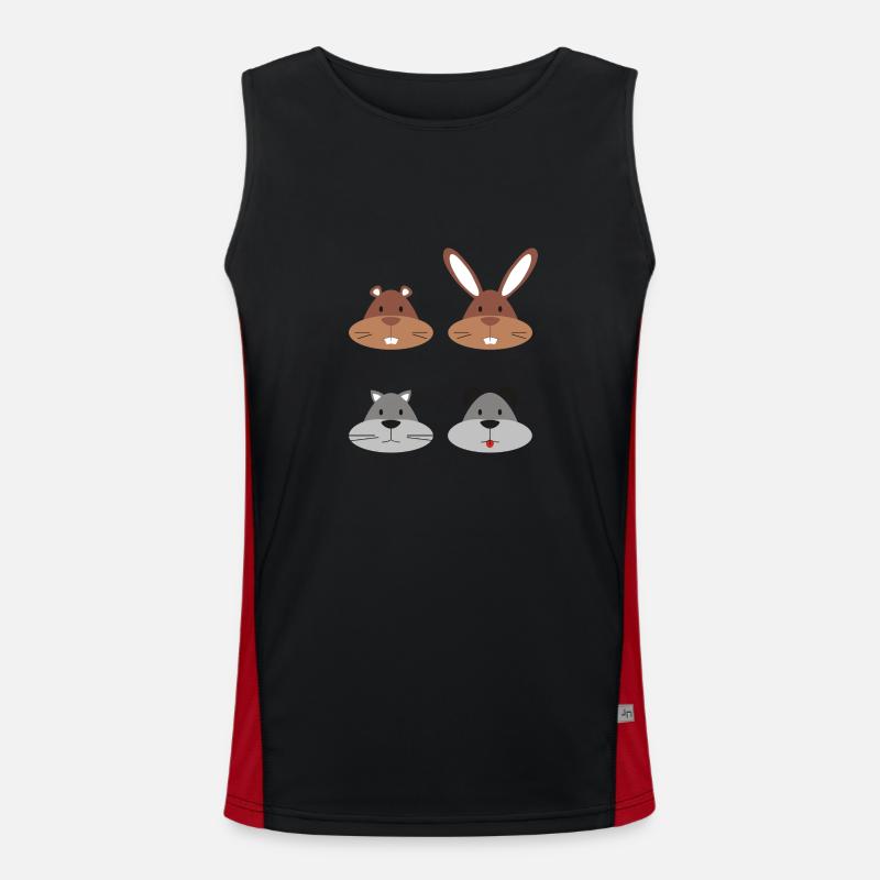 Pets Men's Functional Contrast Tank Top 