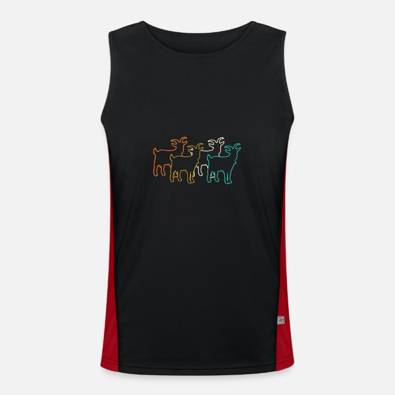 Goats Men's Functional Contrast Tank Top 