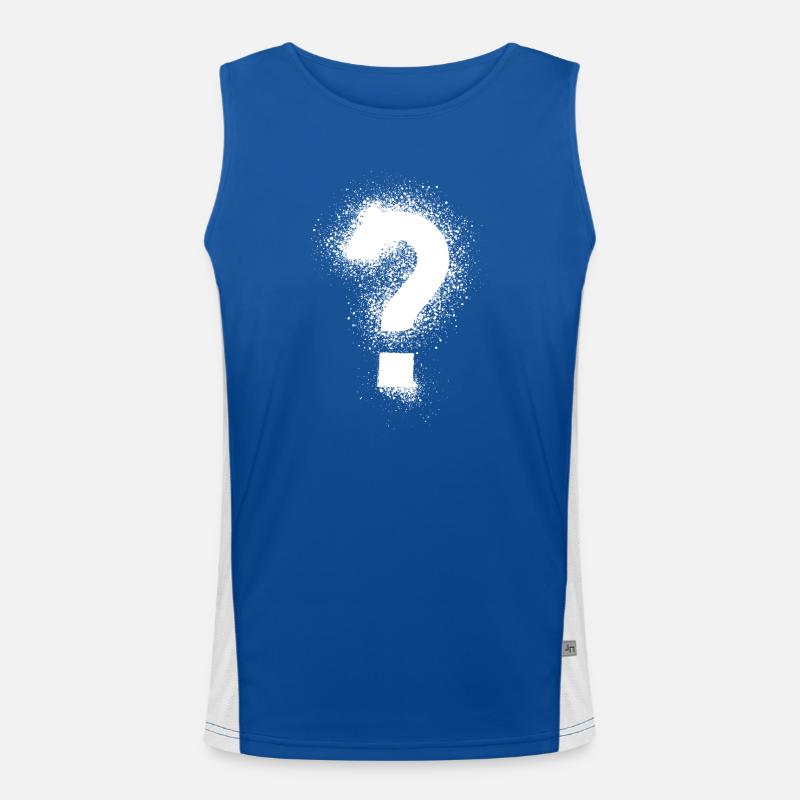 point d’interrogation Débardeur respirant contrasté Homme 