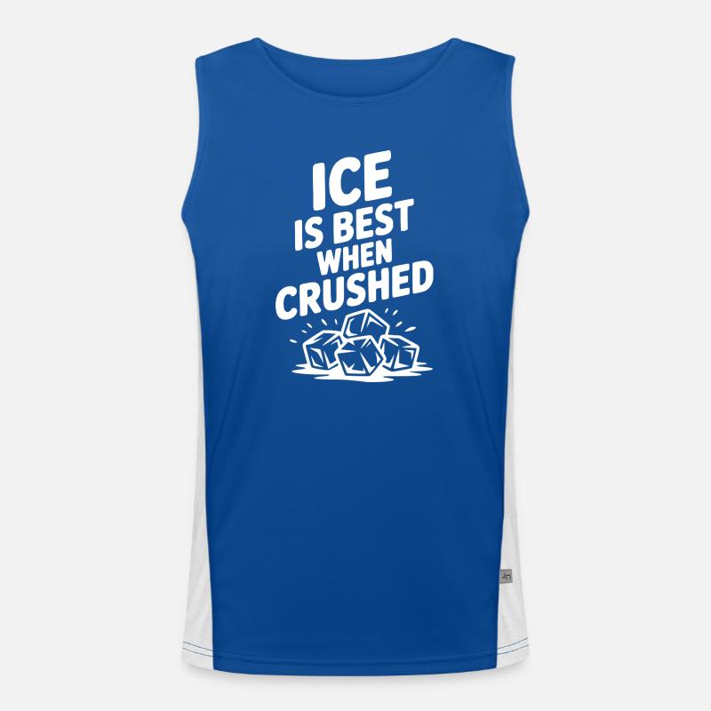 Best When Crushed Men's Functional Contrast Tank Top 