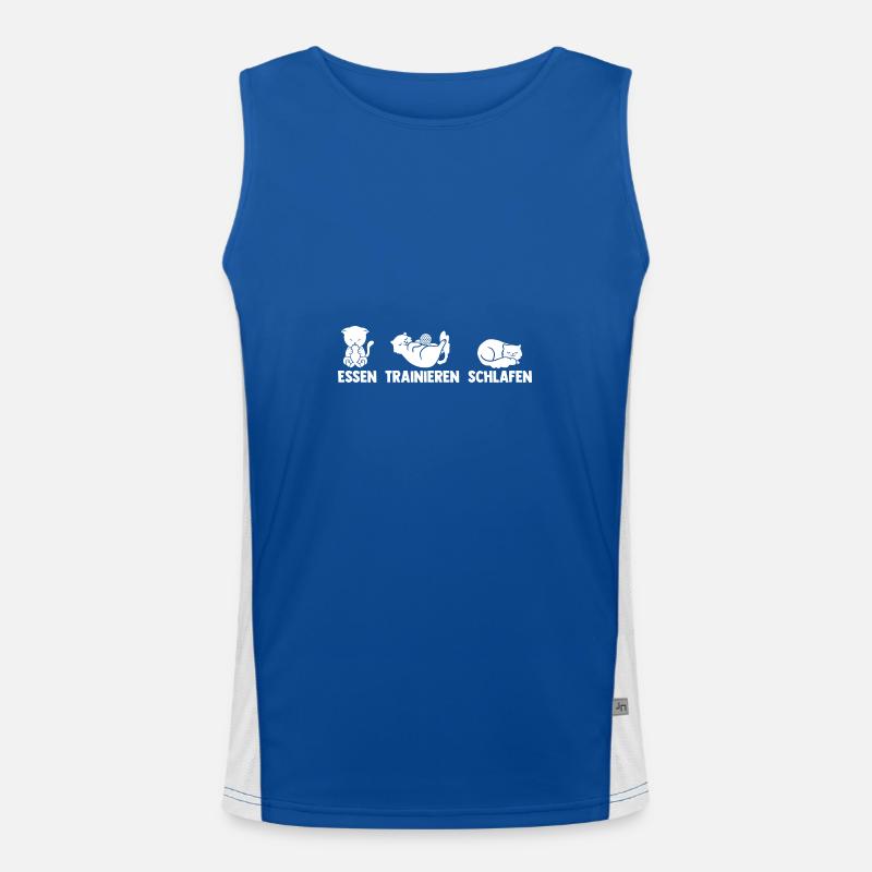Golfspieler Golf Funktionelles Kontrast-Tank Top für Männer 