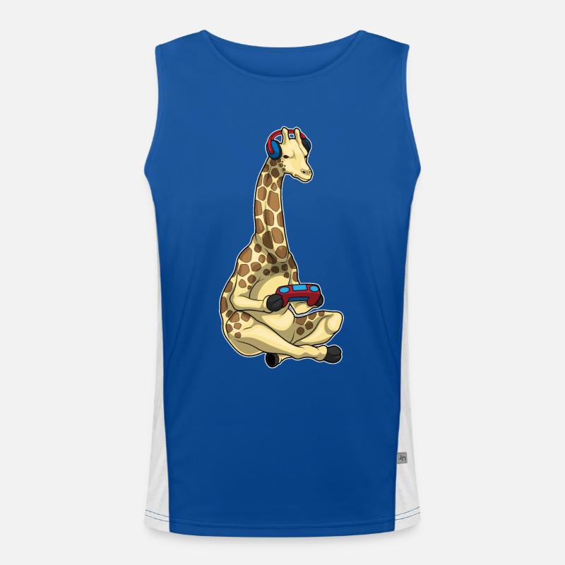 Manette Giraffe Gamer Débardeur respirant contrasté Homme 