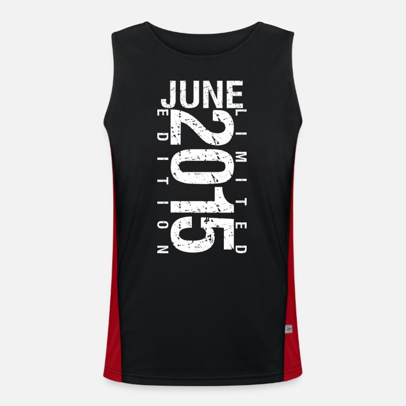 June 2015 June birthday gift June 2015 Men's Functional Contrast Tank Top 