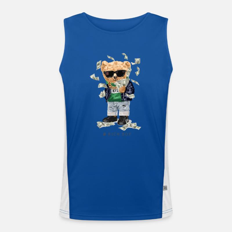 Millionär Funktionelles Kontrast-Tank Top für Männer 