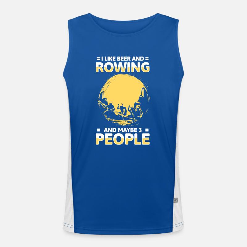 Équipe d’aviron Boat Eights Débardeur respirant contrasté Homme 