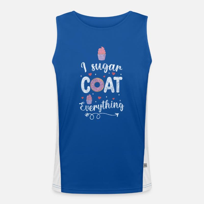 Bakery Lecker Men's Functional Contrast Tank Top 