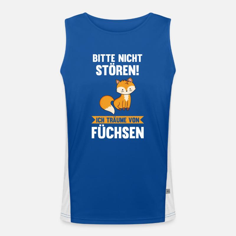 Fuchs Funktionelles Kontrast-Tank Top für Männer 