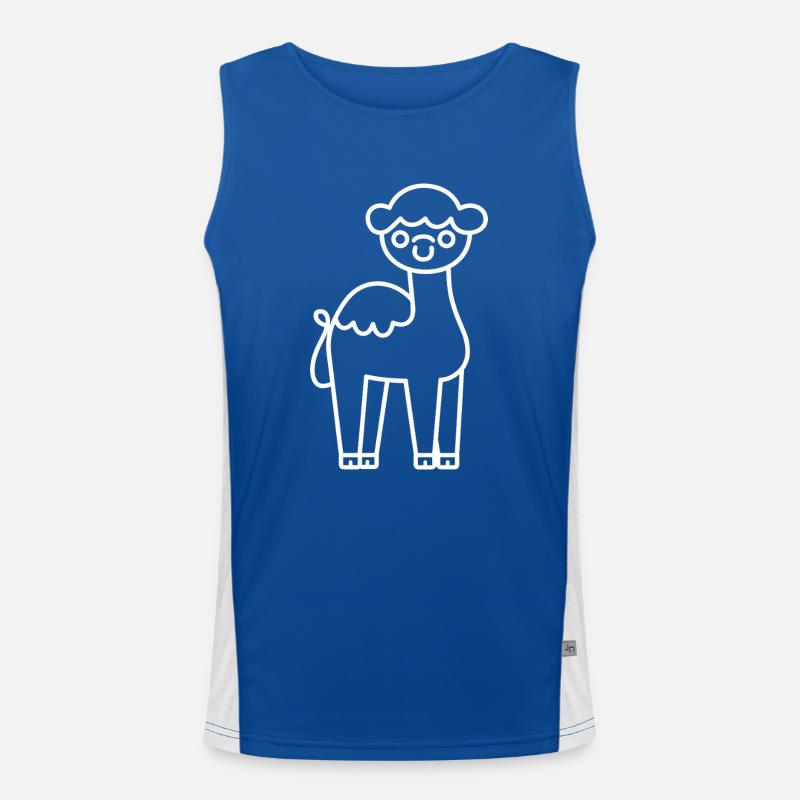 Kamel Funktionelles Kontrast-Tank Top für Männer 