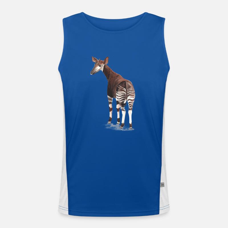Okapi Funktionelles Kontrast-Tank Top für Männer 