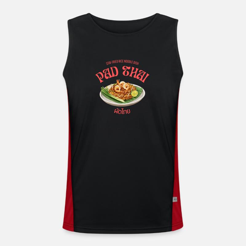 Pad Thai Funktionelles Kontrast-Tank Top für Männer 