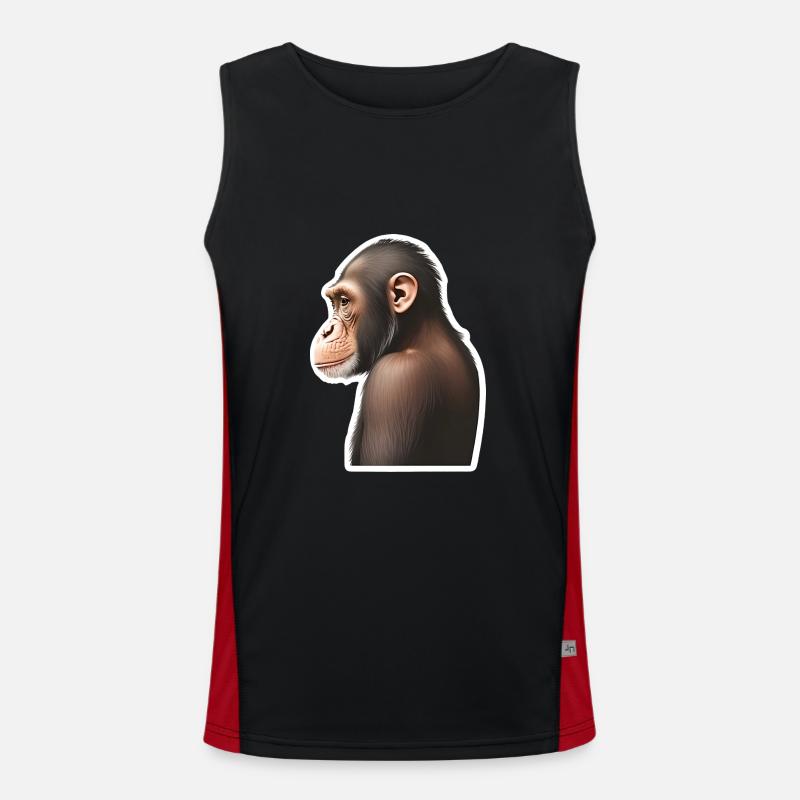 Chimpanzé Débardeur respirant contrasté Homme 