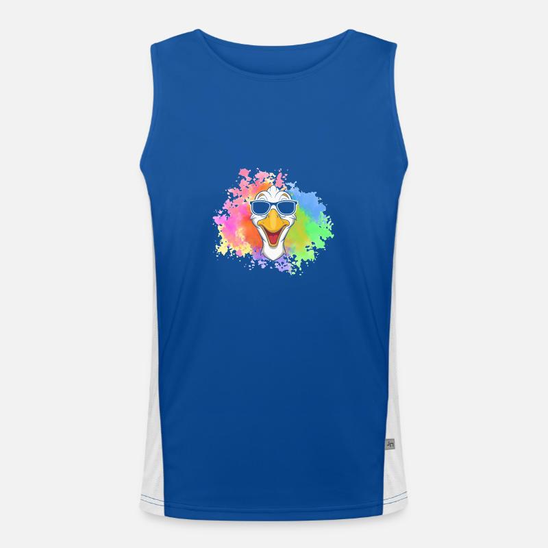 Gans Funktionelles Kontrast-Tank Top für Männer 