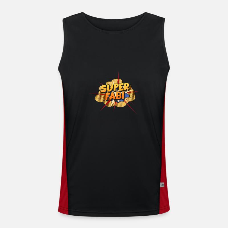Fabian Men's Functional Contrast Tank Top 