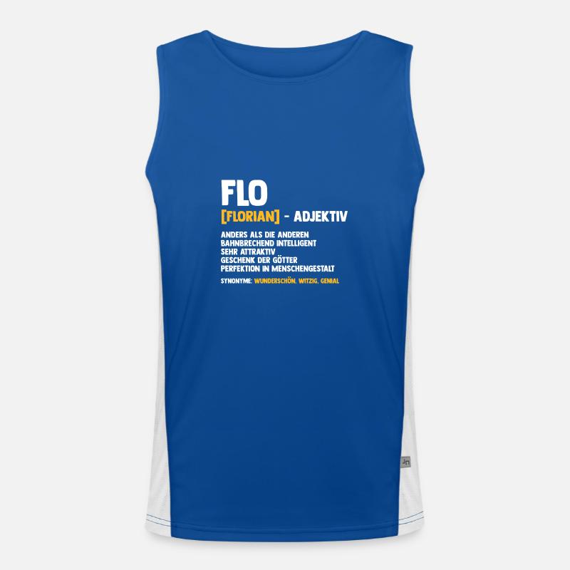 Florian Funktionelles Kontrast-Tank Top für Männer 