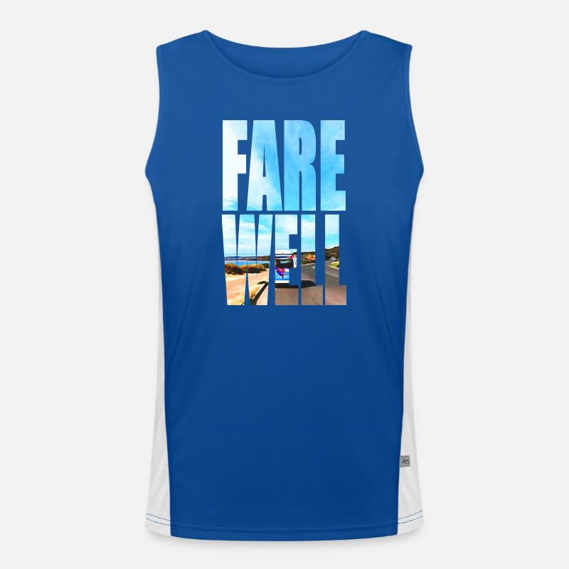 ABSCHIED Funktionelles Kontrast-Tank Top für Männer 