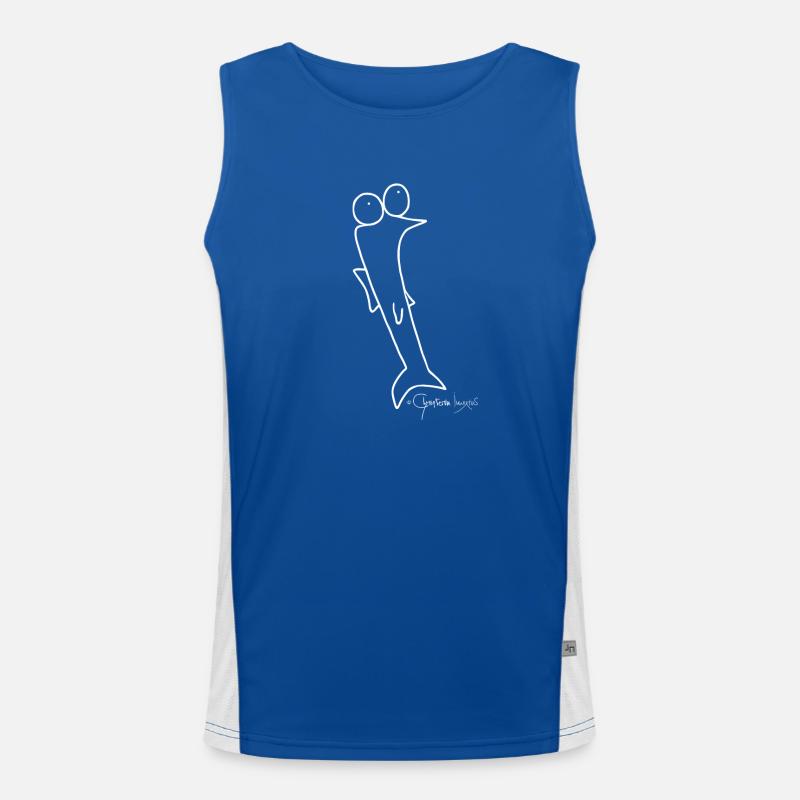 Roach - Piscis Rutilus Men's Functional Contrast Tank Top 