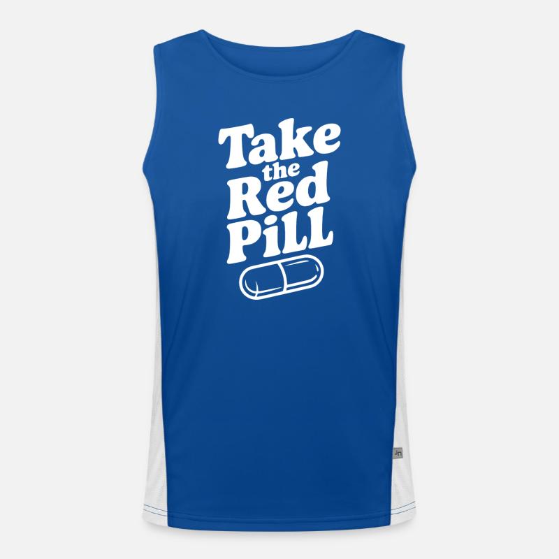 Take the Red Pill Men's Functional Contrast Tank Top 
