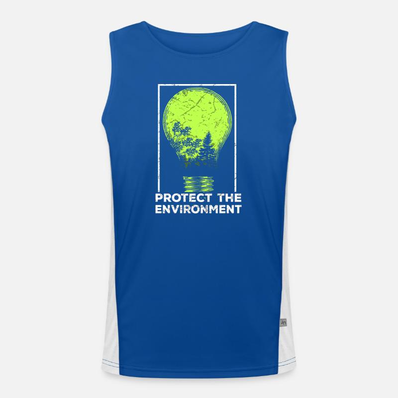 Protect Nature Funktionelles Kontrast-Tank Top für Männer 