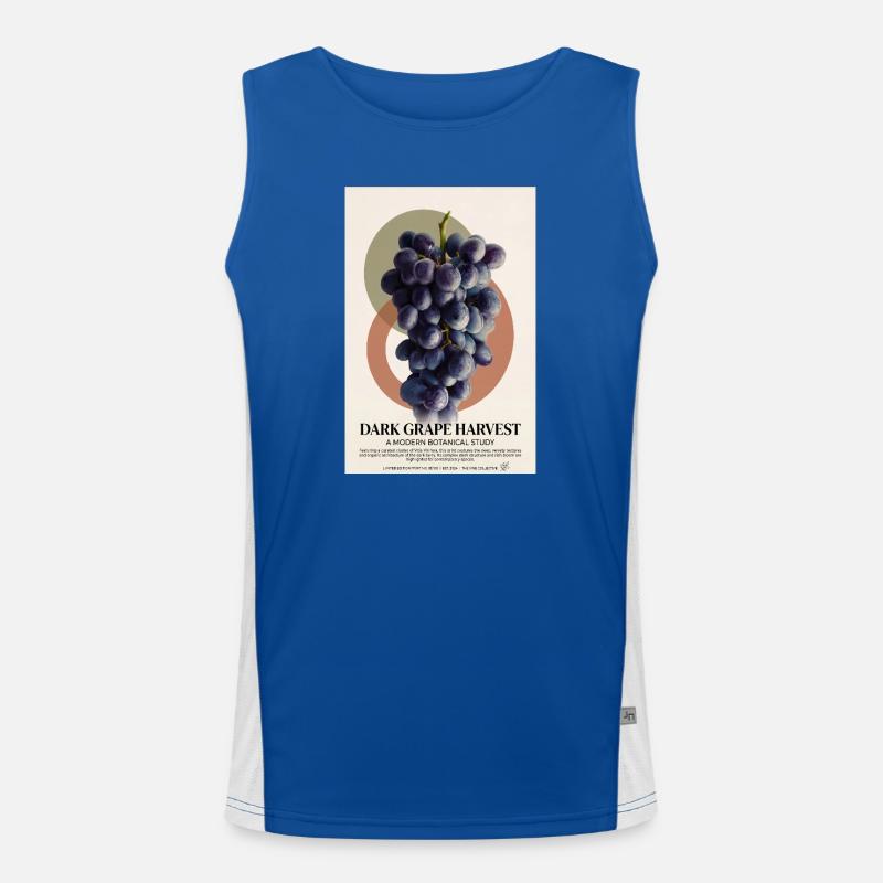 Dark Grape Harvest Men's Functional Contrast Tank Top 