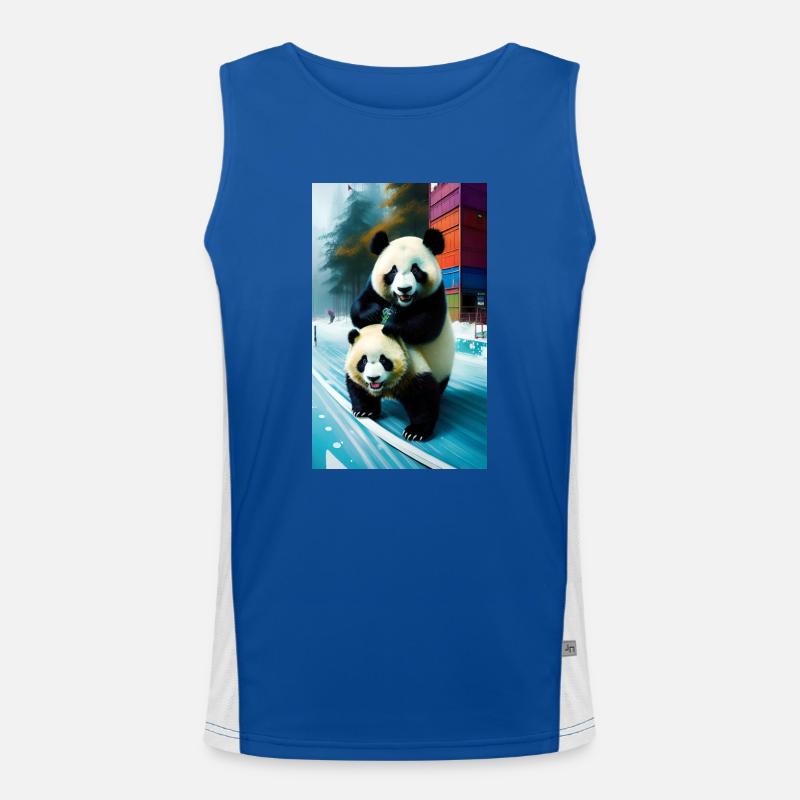 Panda vous regarde Débardeur respirant contrasté Homme 