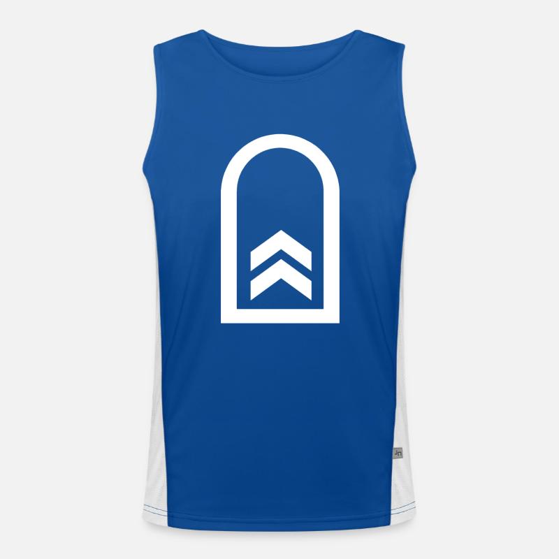 Master sergeant white Men's Functional Contrast Tank Top 