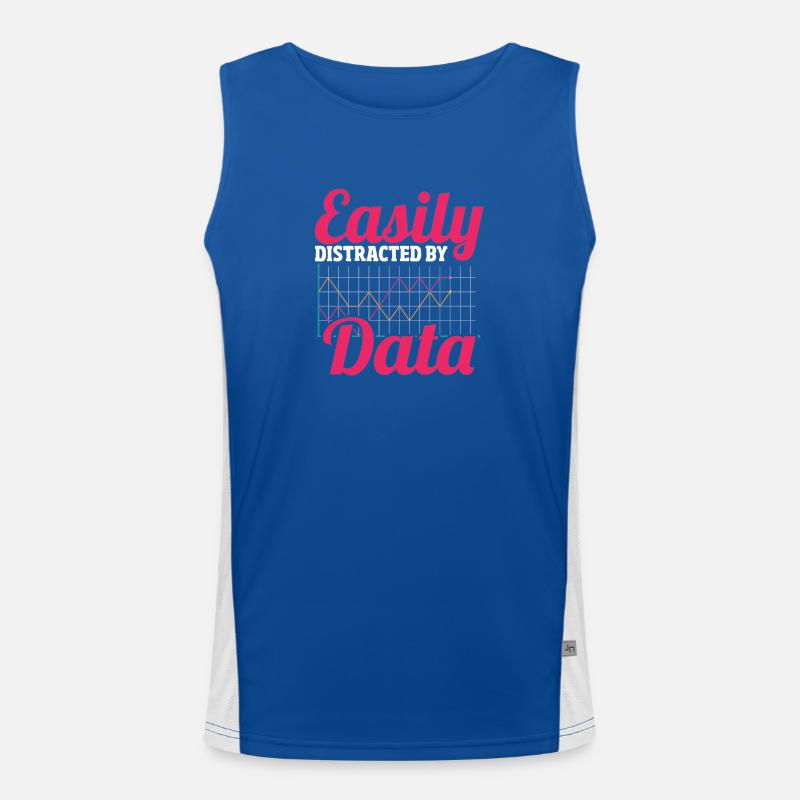 Analyste de saisie de données Data Engineer Data Débardeur respirant contrasté Homme 