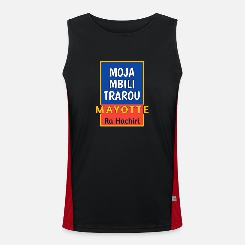 Mayotte2_rahachiri Men's Functional Contrast Tank Top 