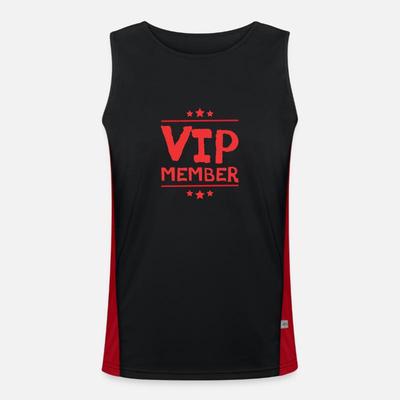 Vip Member Men's Functional Contrast Tank Top 