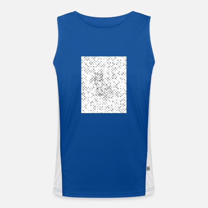 presentie Muster 2 Funktionelles Kontrast-Tank Top für Männer 