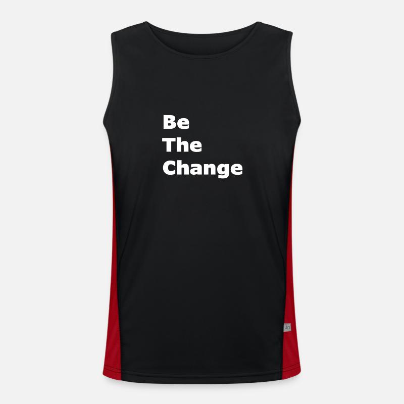 Sei die Veränderung Funktionelles Kontrast-Tank Top für Männer 
