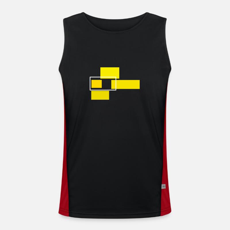 Bitshirt Funktionelles Kontrast-Tank Top für Männer 