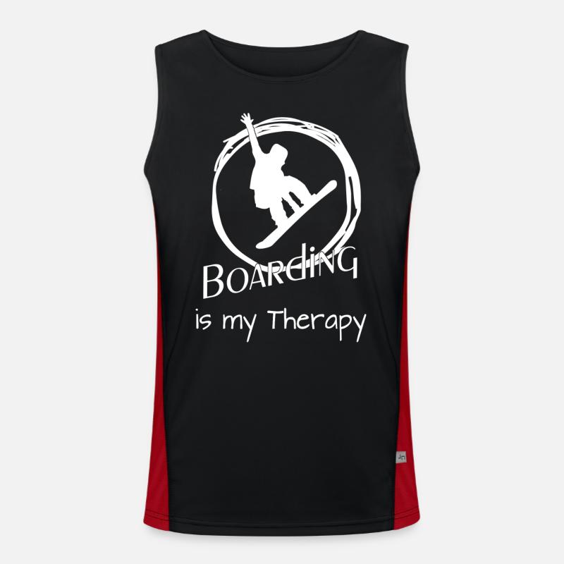 Boarding Funktionelles Kontrast-Tank Top für Männer 
