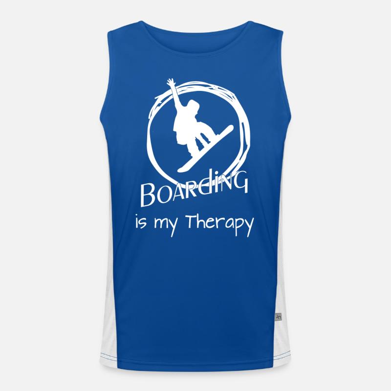 Boarding Funktionelles Kontrast-Tank Top für Männer 