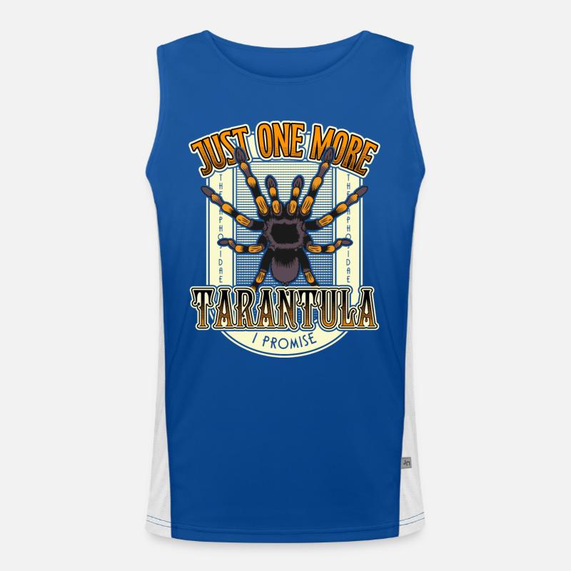 Nur noch eine Tarantel verspreche ich Tattoo Style Funktionelles Kontrast-Tank Top für Männer 
