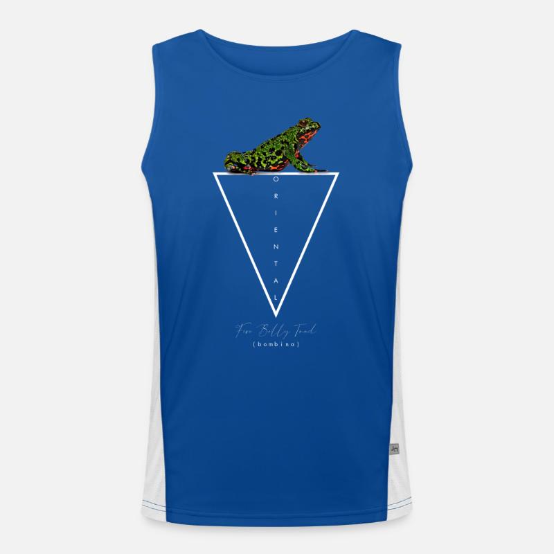 Fire Belly Toad Owner Geometric Men's Functional Contrast Tank Top 