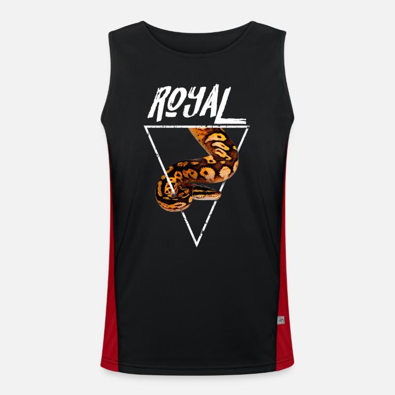 Royal Ball Python Propriétaire Débardeur respirant contrasté Homme 