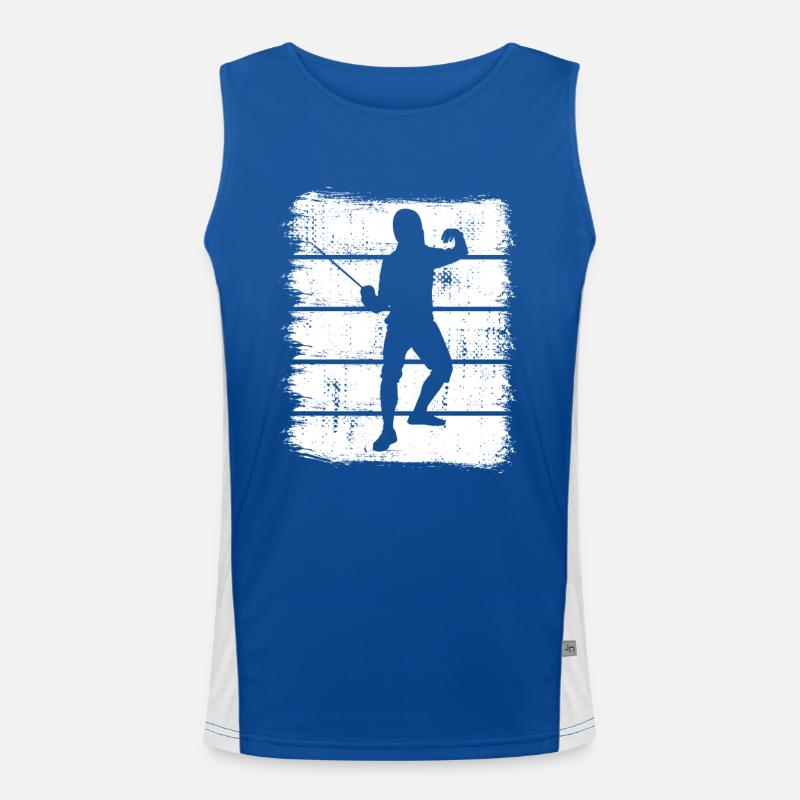 Fechter Funktionelles Kontrast-Tank Top für Männer 