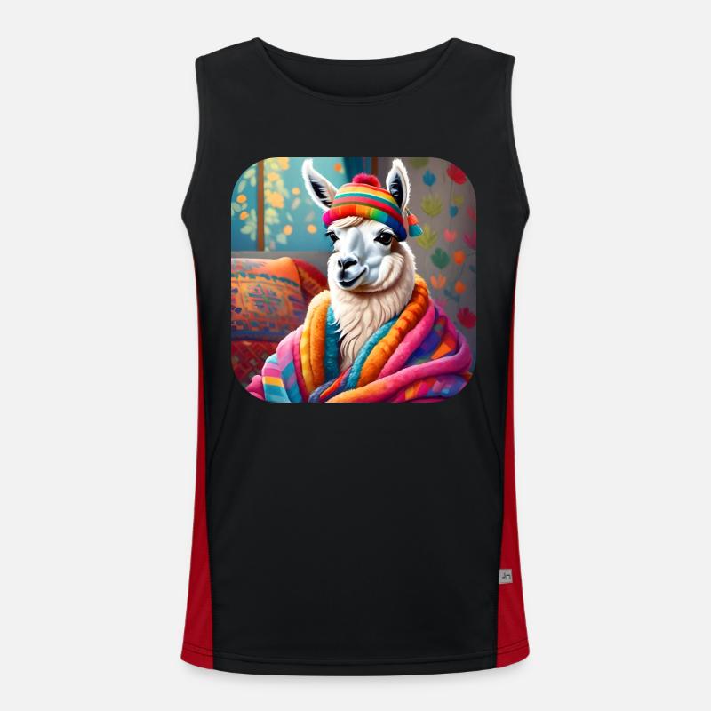Lama d’hiver cool et confortable Débardeur respirant contrasté Homme 