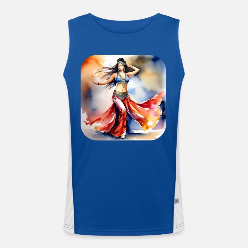 Danseuse orientale mystique Débardeur respirant contrasté Homme 