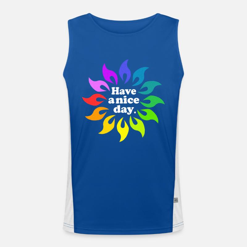 Have a nice day Men's Functional Contrast Tank Top 