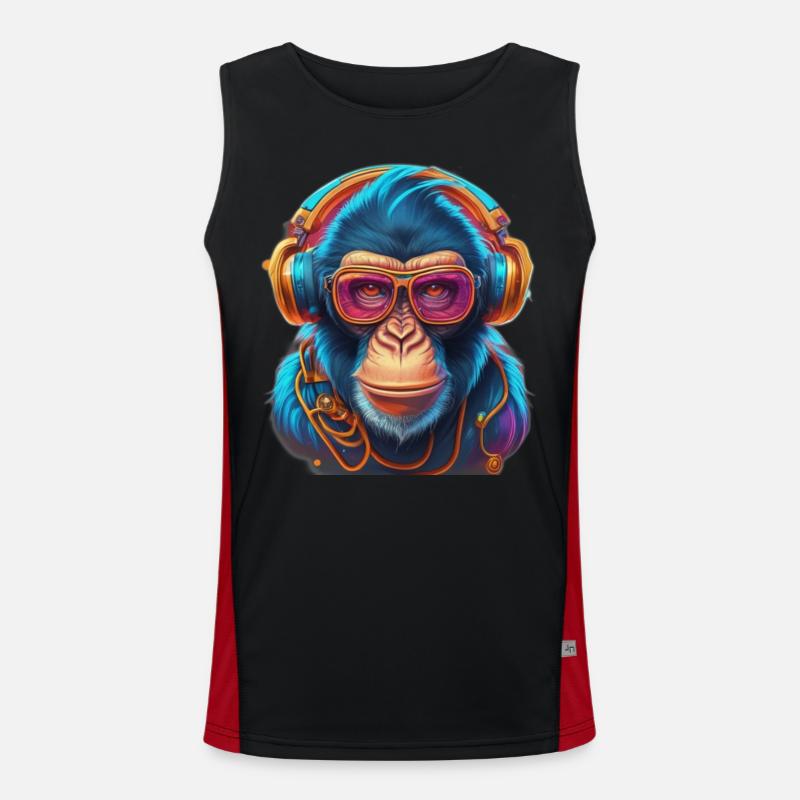 Cool Monkey Men's Functional Contrast Tank Top 