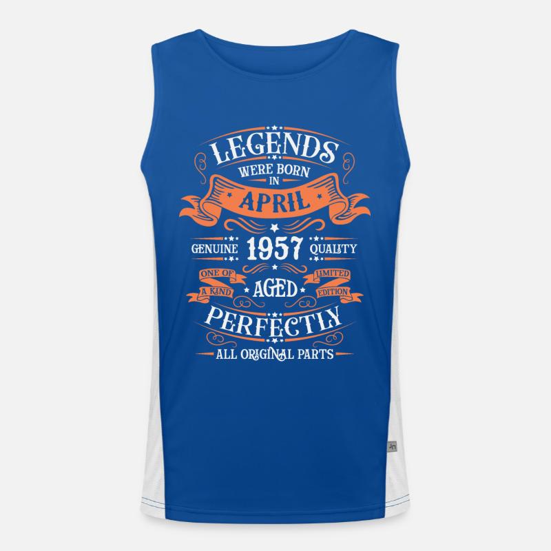 Avril 1957 Débardeur respirant contrasté Homme 