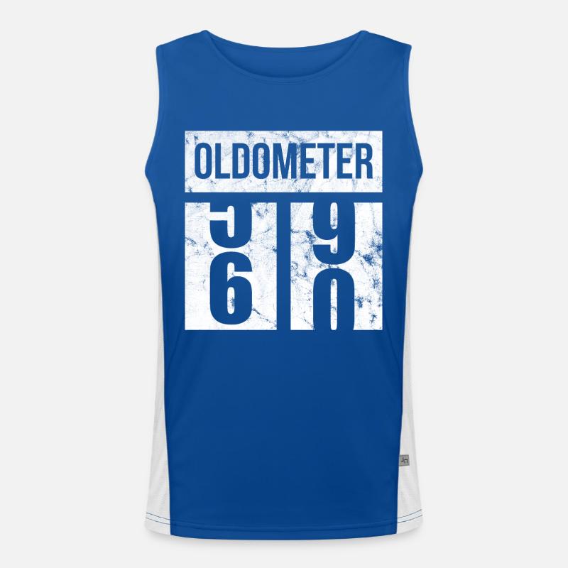 60 Oldometer 60. Geburtstagsgeschenkidee Funktionelles Kontrast-Tank Top für Männer 