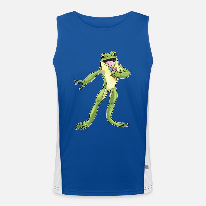 Crème glacée à la gaufre Frog Débardeur respirant contrasté Homme 