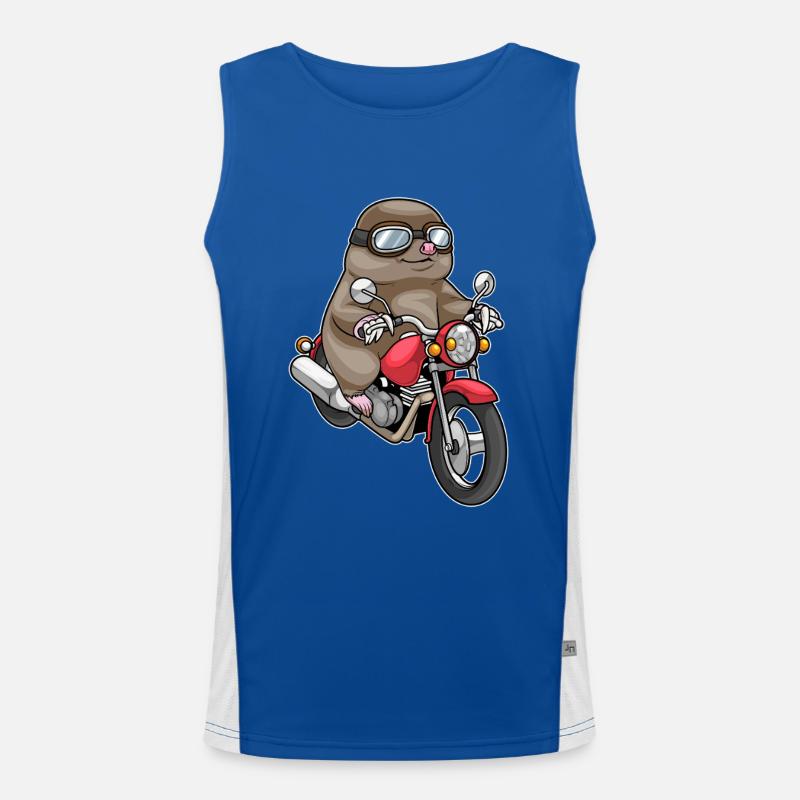 Mole Motorcycle Men's Functional Contrast Tank Top 