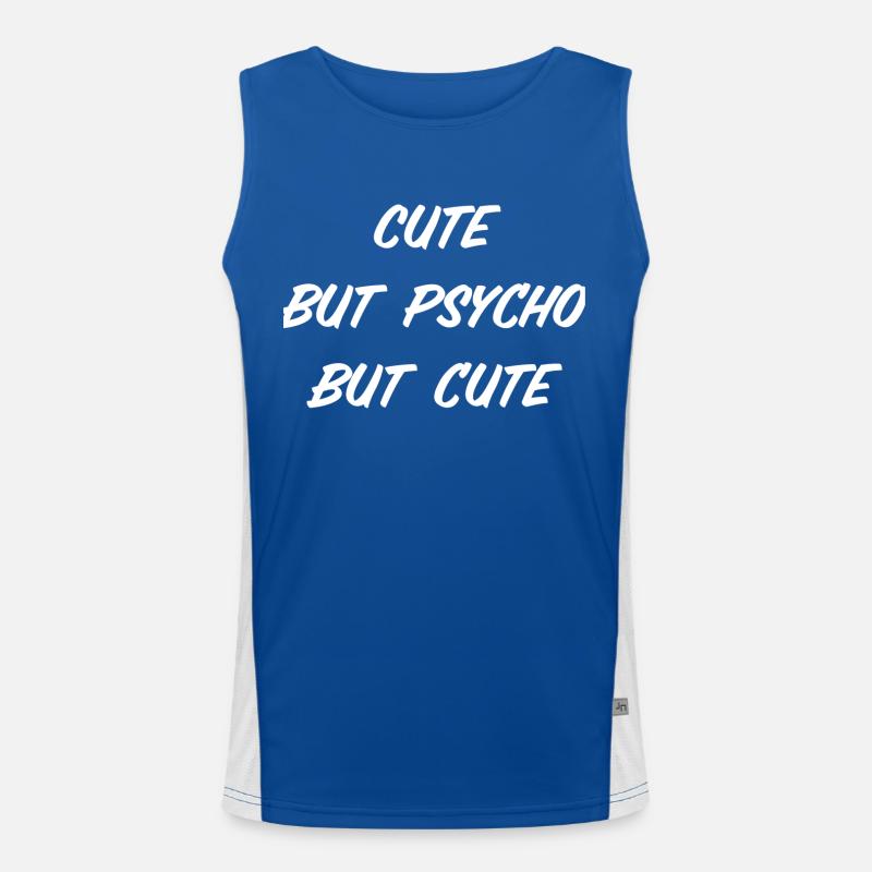 Mignon mais psycho mais mignon Débardeur respirant contrasté Homme 