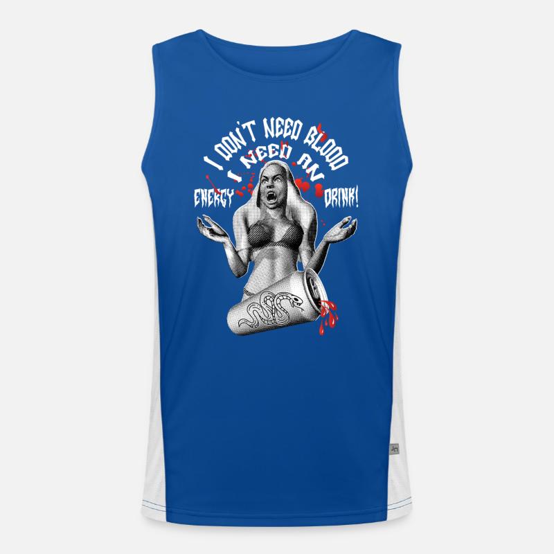 Vampire Nightlife: Seductive T-Shirt for dunk Men's Functional Contrast Tank Top 