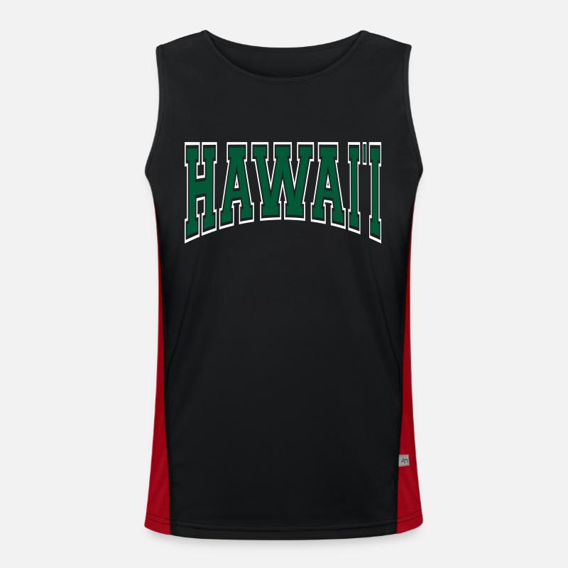 Hawaii Men's Functional Contrast Tank Top 