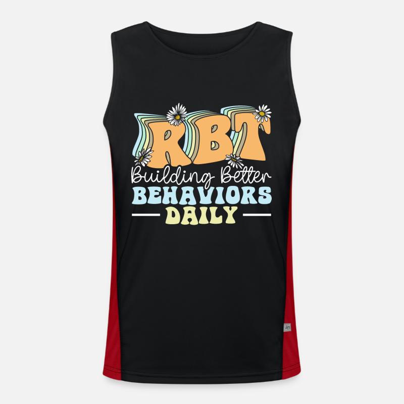 RBT Therapist, Registered Behavioral Engineer Men's Functional Contrast Tank Top 
