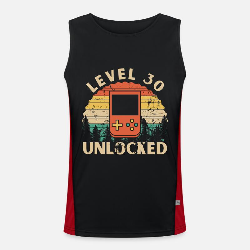 Level 30 freigeschaltet Funktionelles Kontrast-Tank Top für Männer 